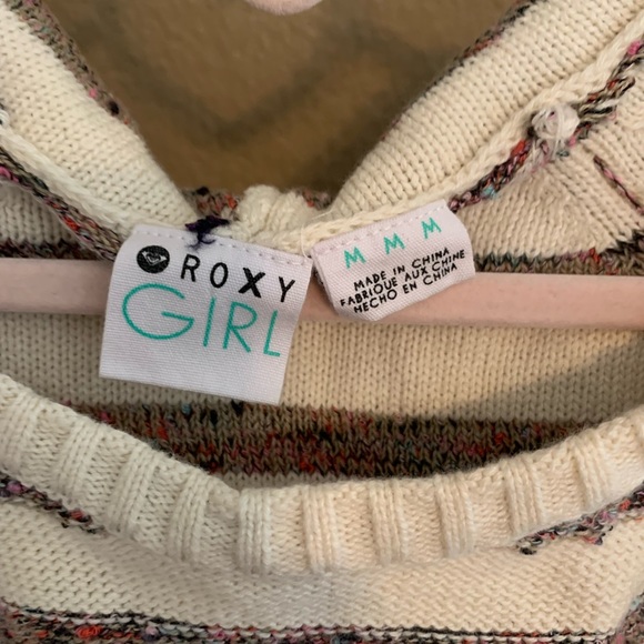 Girls Roxy Sweater Sz M - Picture 3 of 3